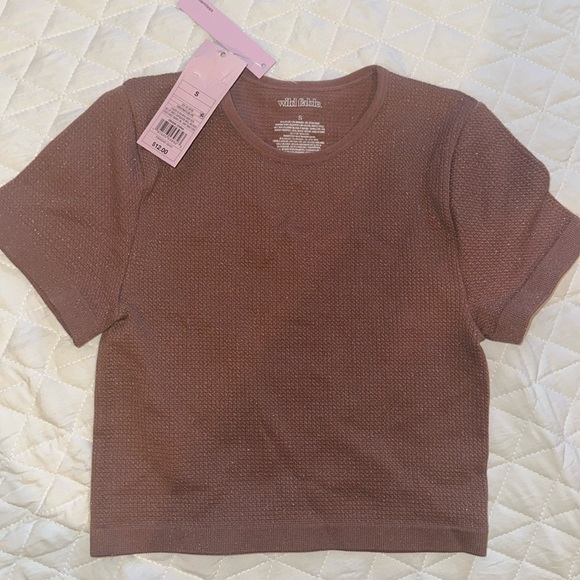 Mauve stretch crop top size small, Wild Fable (Target) - Picture 1 of 3